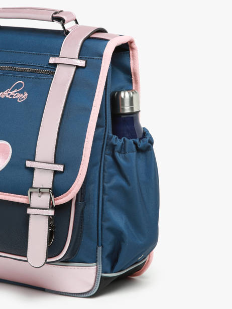 3-compartment Backpack Cameleon Blue vintage fantasy PBVGSD39 other view 5