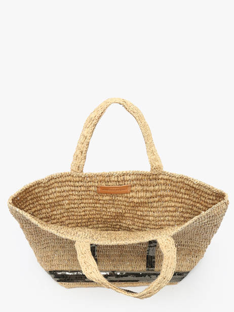 Shopping Bag Cabas Raphia Leather Vanessa bruno Beige cabas raphia 30V40413 other view 3