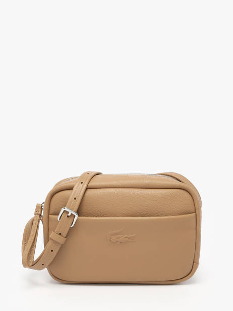 Shoulder Bag City Court Leather Lacoste Beige city court NF4506IE