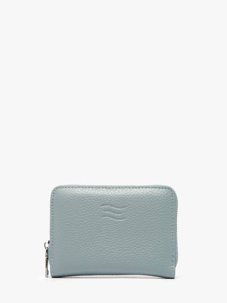 Wallet Leather Crinkles Blue caviar 14326