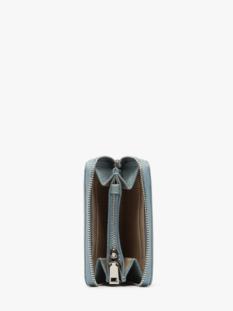 Wallet Leather Crinkles Blue caviar 14326 other view 1