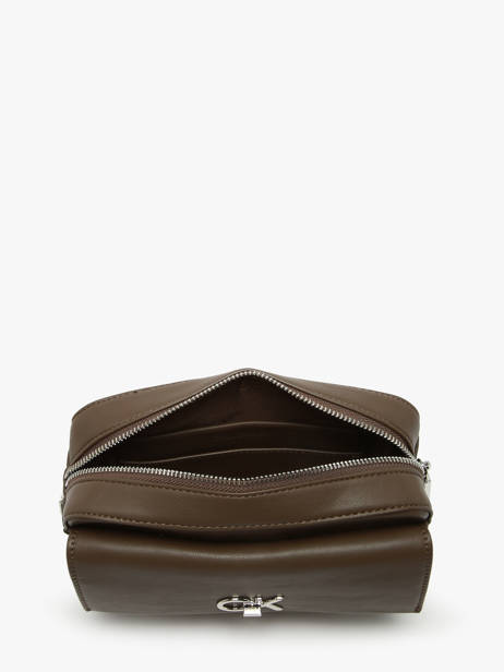 Shoulder Bag Ck Pocket Recycled Polyester Calvin klein jeans Brown ck pocket K613089 other view 3