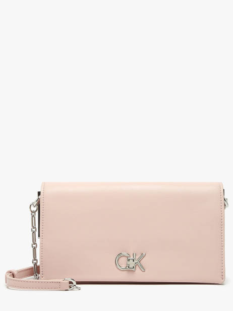 Shoulder Bag Ck Chain Recycled Polyester Calvin klein jeans Pink ck chain K612806