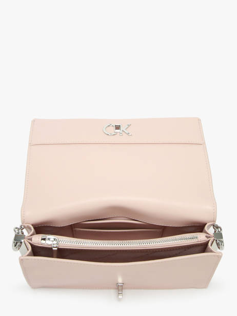 Shoulder Bag Ck Chain Recycled Polyester Calvin klein jeans Pink ck chain K612806 other view 3