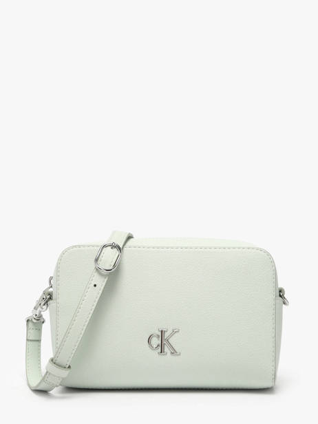 Shoulder Bag Minimal Mono Recycled Polyester Calvin klein jeans Green minimal mono 4K3162G