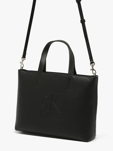 Satchel Sculpted Calvin klein jeans Black sculpted 4K3111G other view 2