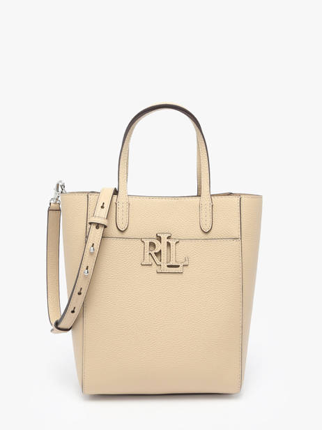 Shoulder Bag Cameryn Leather Lauren ralph lauren Beige cameryn 31966760
