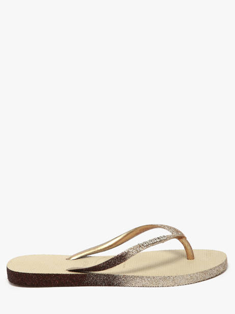 Flip Flops Havaianas Beige accessoires 4146093F other view 1