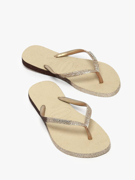 Flip Flops Havaianas Beige accessoires 4146093F other view 2