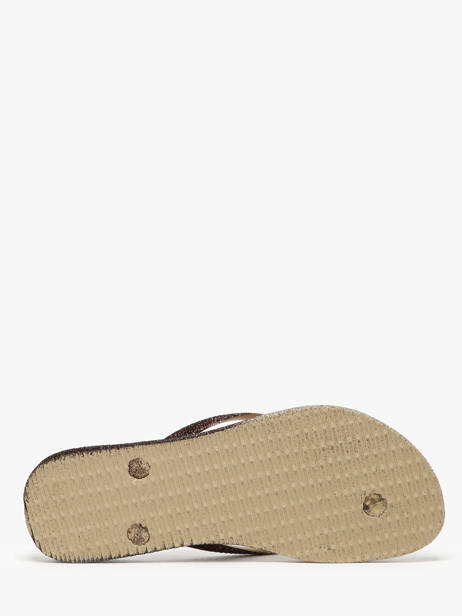 Flip Flops Havaianas Beige accessoires 4146093F other view 4