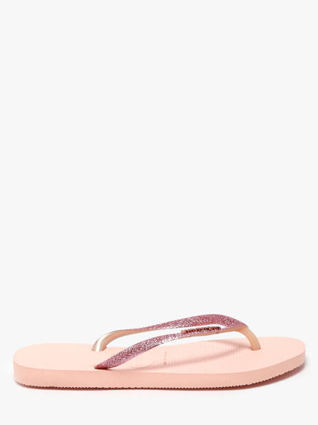 Slim Glitter Ii Flip Flops Havaianas Pink accessoires 4146975F other view 1