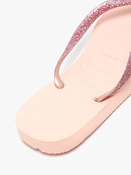 Slim Glitter Ii Flip Flops Havaianas Pink accessoires 4146975F other view 3