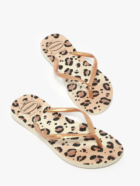 Flip Flops Havaianas Beige accessoires 4103352F other view 2