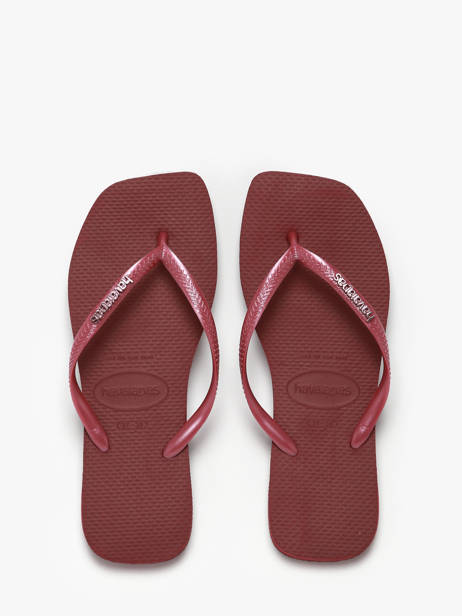 Tongs Sl Sq Lg Met Havaianas Rouge accessoires 4148257F