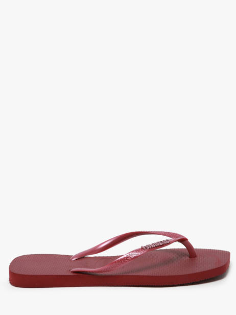 Tongs Sl Sq Lg Met Havaianas Rouge accessoires 4148257F vue secondaire 1