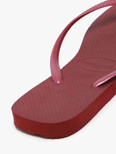 Tongs Sl Sq Lg Met Havaianas Rouge accessoires 4148257F vue secondaire 3