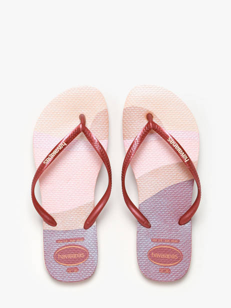 Tongs Slim Palette Glow Havaianas Rose accessoires 4145766F