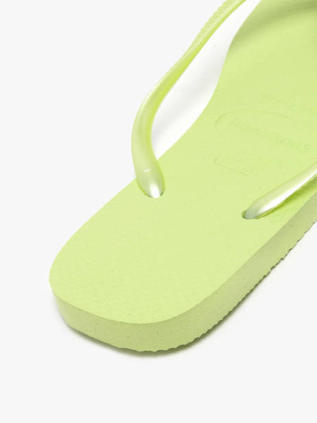 Tongs Slim Havaianas Vert accessoires 4000030F vue secondaire 3