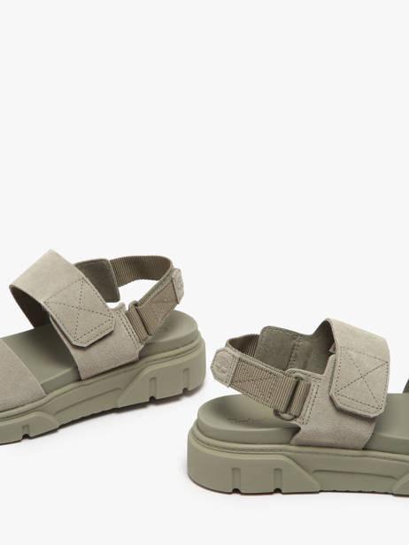 Sandals Greyfield In Leather Timberland Green accessoires 61MGEO31 other view 2