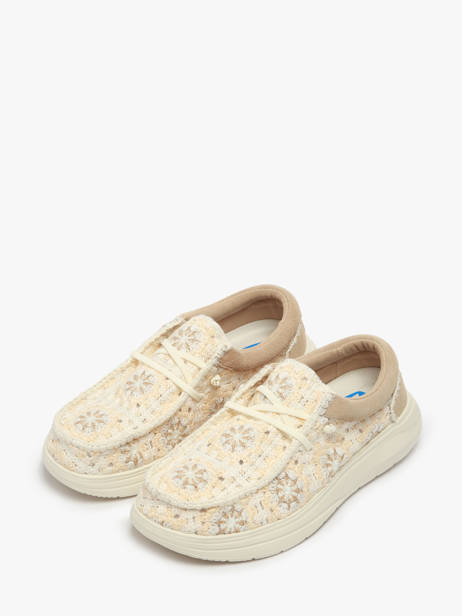 Moccasins Wendy Comf Cottage Hey dude Beige accessoires 43728 other view 2