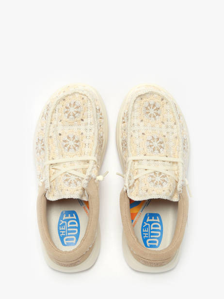 Moccasins Wendy Comf Cottage Hey dude Beige accessoires 43728 other view 4