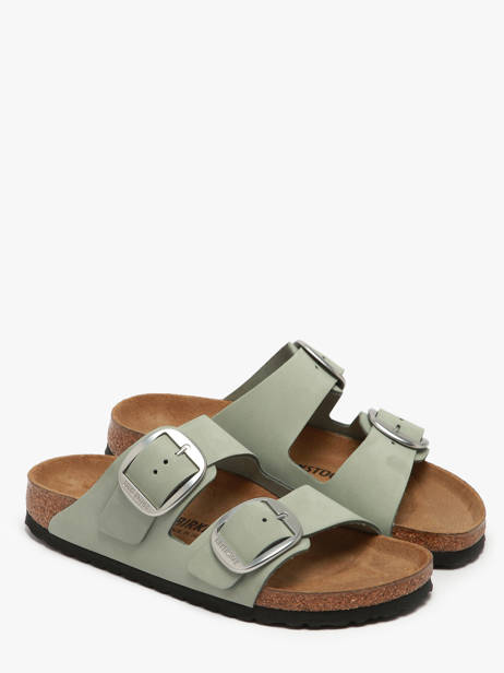 Mules Arizona Big Buckle Birkenstock Vert accessoires 1029311 vue secondaire 1