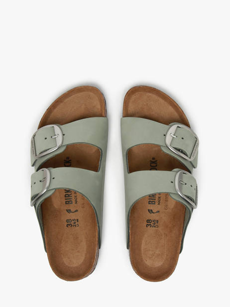 Mules Arizona Big Buckle Birkenstock Vert accessoires 1029311 vue secondaire 3