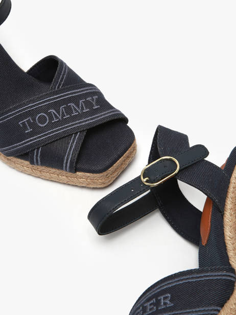 Sandals Tommy hilfiger Blue accessoires 8668DW6 other view 2