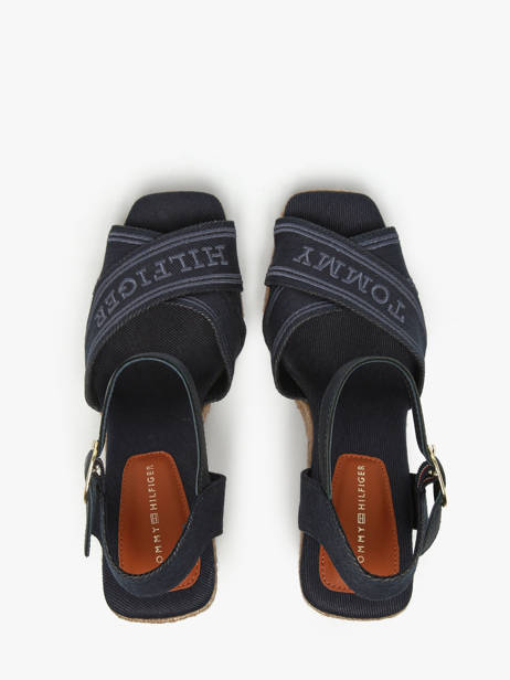 Sandals Tommy hilfiger Blue accessoires 8668DW6 other view 3