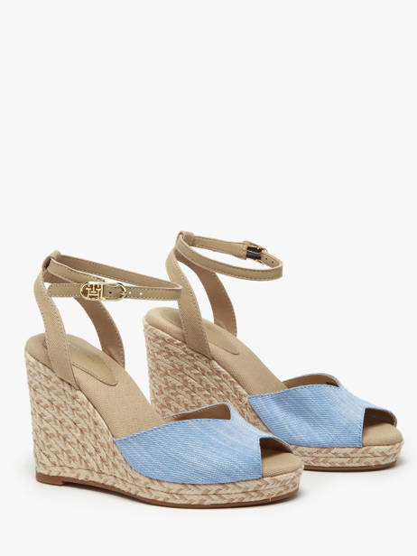 Sandals Tommy hilfiger Blue accessoires 8588C30 other view 1