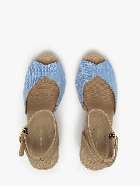 Sandals Tommy hilfiger Blue accessoires 8588C30 other view 3