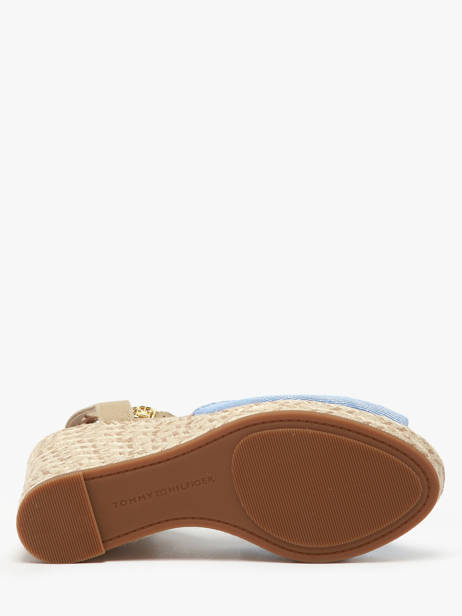 Sandals Tommy hilfiger Blue accessoires 8588C30 other view 4