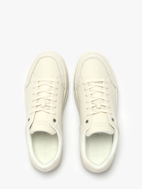 Sneakers In Leather Tommy hilfiger Beige men 5410AF3 other view 3