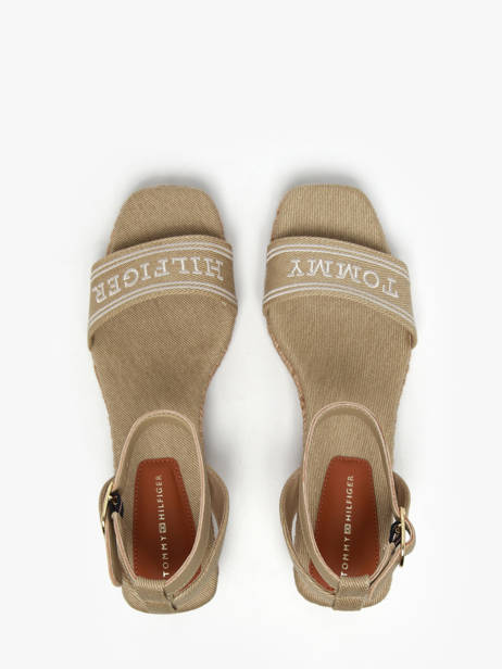 Sandals Tommy hilfiger Beige accessoires 8805ACC other view 3