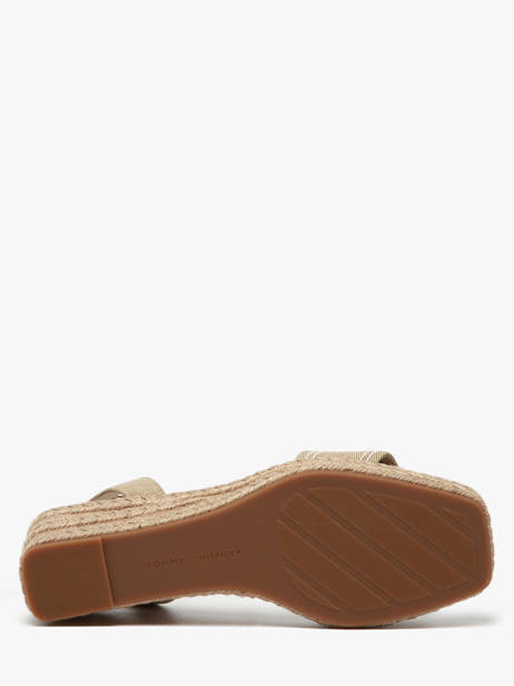 Sandals Tommy hilfiger Beige accessoires 8805ACC other view 4