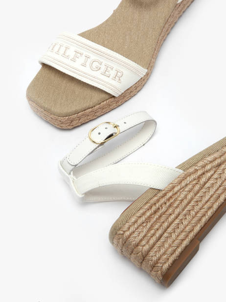 Sandals Tommy hilfiger White accessoires 8805YBL other view 2
