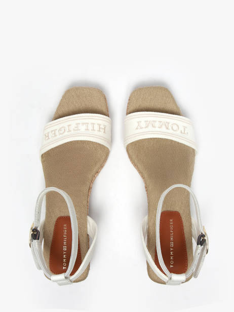 Sandals Tommy hilfiger White accessoires 8805YBL other view 3