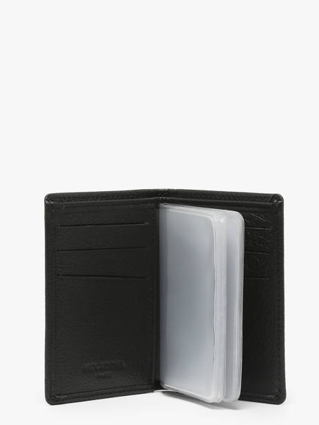 Card Holder Leather Hexagona Black confort 461007R other view 1