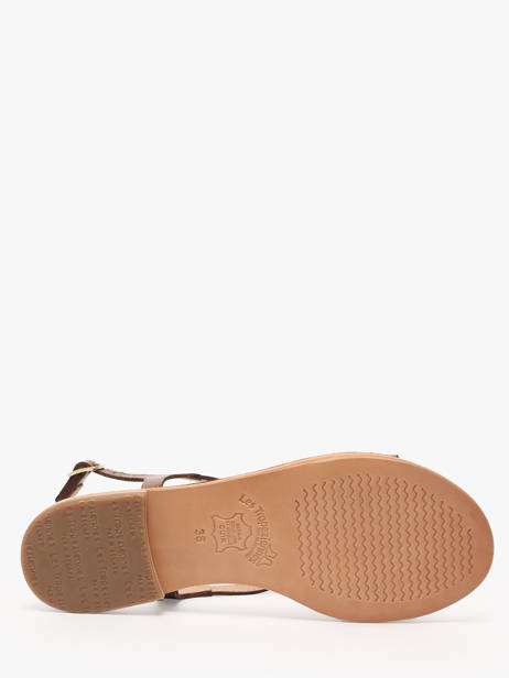 Nu-pieds Hamoon En Cuir Les tropeziennes Marron accessoires HAMOON vue secondaire 4