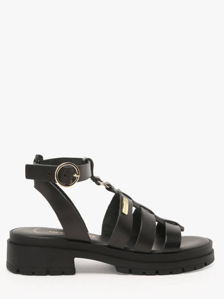 Sandals Tobo In Leather Les tropeziennes Black accessoires TOBO