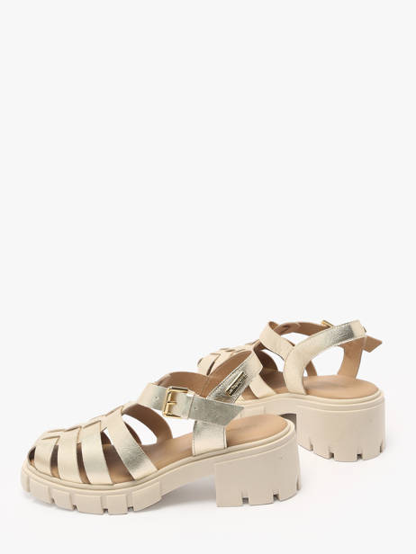Sandals Bayla In Leather Les tropeziennes Gold accessoires BAYLA other view 2