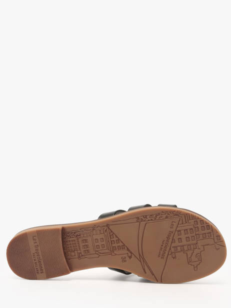 Slippers Hamia In Leather Les tropeziennes Black accessoires HAMIA other view 4