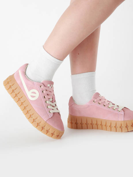 Sneakers Play In Leather No name Pink accessoires PLVS042Q other view 1