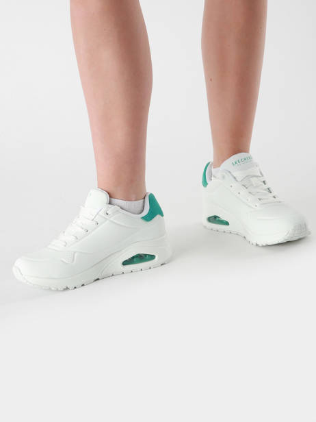 Sneakers Uno Pop Back Skechers White accessoires 177092 other view 1
