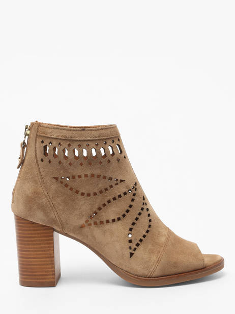 Heeled Boots Liset In Leather Alpe Brown accessoires 50941101