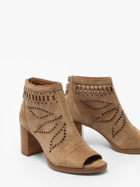 Heeled Boots Liset In Leather Alpe Brown accessoires 50941101 other view 2