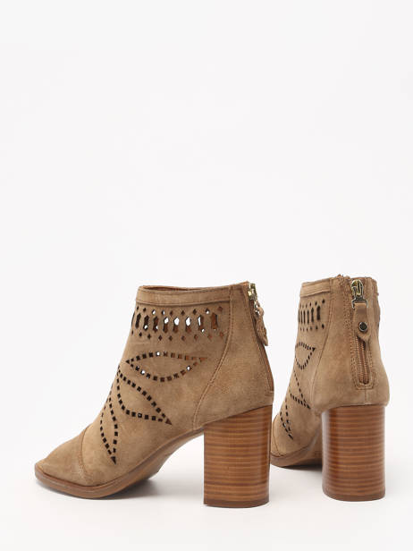 Heeled Boots Liset In Leather Alpe Brown accessoires 50941101 other view 3