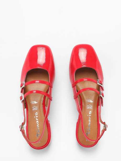 Ballerines à Talon Tamaris Rouge accessoires 44 vue secondaire 4