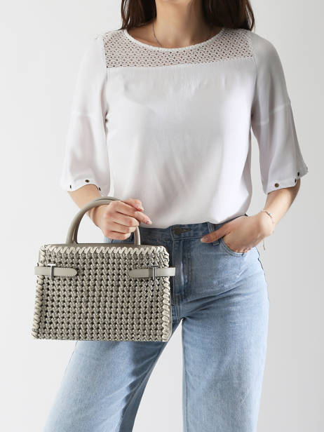 Satchel Emie Leather Le tanneur Gray emie TEMI16M3 other view 1