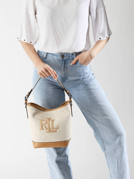 Handbag Anstey Lauren ralph lauren Beige anstey 31966757 other view 1